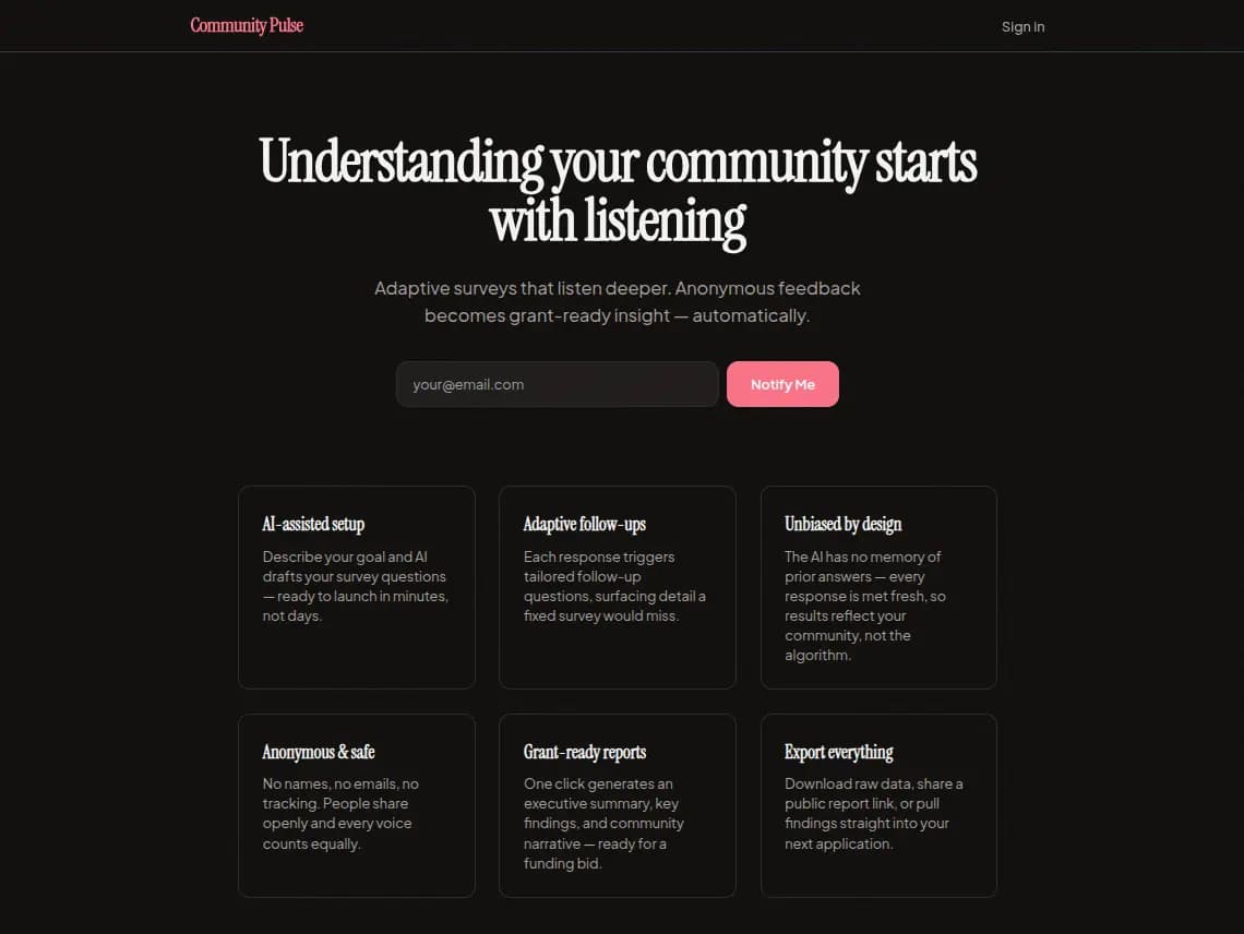 Community Pulse screenshot